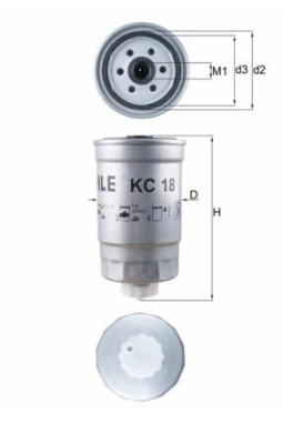 MAHLE KC18 | Mazot Filtresi 02-06 Accent 1.5D