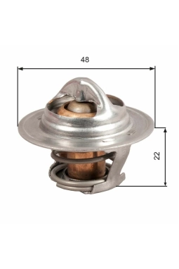 GATES TH28592G1 | Termostat Astra.F-Corsa.B 1.4 8V *C14nz*