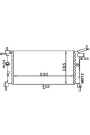 MAGNETI MARELLI 359000301110 | Radyatör 96-Corsa.B-Combo 1.4 8V *C14nz*-Ac