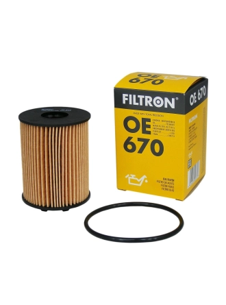 FILTRON OE670 | Opel Corsa C 1.3 Dizel Tırnaklı Tip Yağ Filtresi