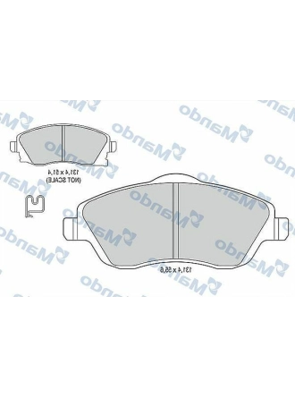 MANDO MBF015178 | Fren Balata Ön 01-Corsa.C-Combo.C