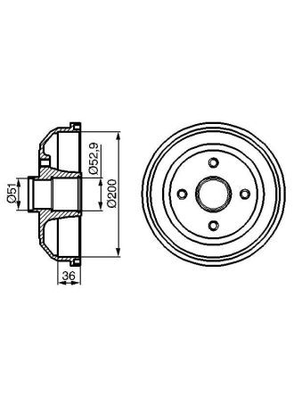 BOSCH 0986477134 | Kampana (Ad) Corsa.C | 2 Adet