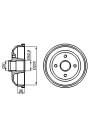 BOSCH 0986477134 | Kampana (Ad) Corsa.C | 2 Adet