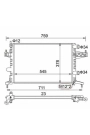MAGNETI MARELLI 359000300760 | Radyatör 01-Corsa.C 1.4 16V *Z14xe* + Ac