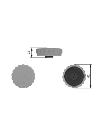 GATES RC235 | Su Kapağı Opel Astra F / G / H-Vectra A / B-Corsa B / C