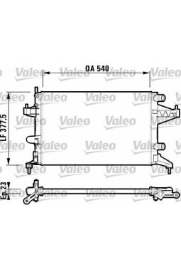 VALEO 732825 | Motor Su Radyatörü Z10xep Z12xe Z12xep Z14xep Corsa C