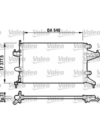 VALEO 732825 | Motor Su Radyatörü Z10xep Z12xe Z12xep Z14xep Corsa C
