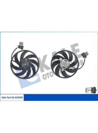 KALE 419400 | Opel Corsa C 1.3 Dizel (Y13DT-Z13DT) Klima Fan Motoru Davlumbazlı Ürün 2004-2006