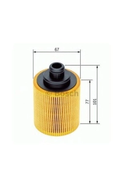 BOSCH 09864B7005 | Opel Corsa D 1.3 Dizel Ufi Tip Yağ Filtresi
