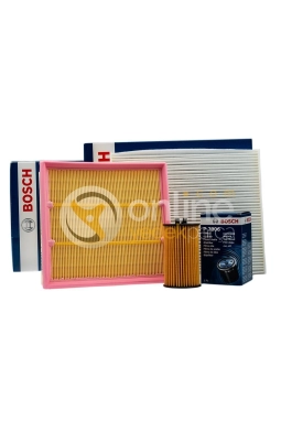 Opel Corsa D 1.2 / 1.4 Benzinli (Z14XEP-Z14XEP) 2007 Model Filtre Bakım Seti Bosch Marka