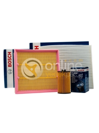 Opel Corsa D 1.2 / 1.4 Benzinli (Z14XEP-Z14XEP) 2007 Model Filtre Bakım Seti Bosch Marka