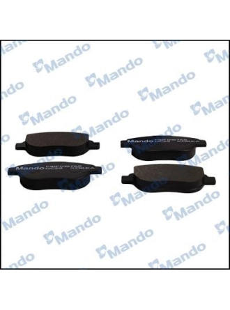 MANDO MBF015765 | Fren Balata Ön 06-Corsa.D 1.3Mjet 90Hp