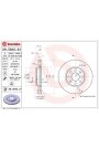 BREMBO 09.5843.34 | Fren Diski Opel Corsa D / E (Küçük Tip) Takım Ön | 2 Adet