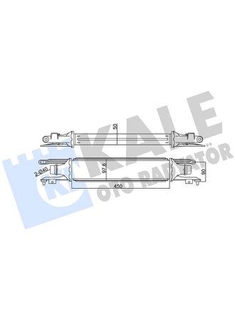 KALE 345600 | Turbo Radyatörü AL/PL/BRZ - Opel Corsa D Z13DTJ / A13DTC (2007 ve Sonrası)