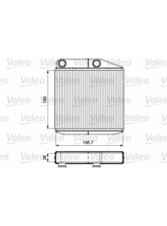 VALEO 811502 | Kalorifer Radyatörü Opel Corsa D / E