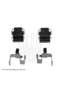 BLUEPRINT ADC448603 | Fren Balata Montaj Kiti Asx . Asx 4X4 . Grandıs . Lancer V 4X4 . Lancer VIII 4X4 . Montero 4X4 . Out
