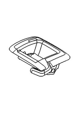 PSA 13237803 | Opel Corsa D Sağ Koltuk Yatırma Mandal Kapağı