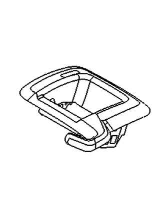 PSA 13237803 | Opel Corsa D Sağ Koltuk Yatırma Mandal Kapağı
