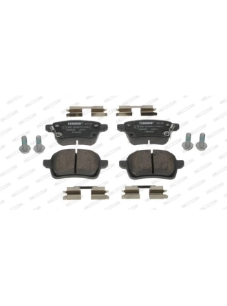 FERODO FDB4879 | Arka Fren Balatası Disk İçin Opel Corsa E 15-Fiat 500L | 1 Adet