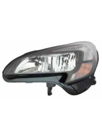 DEPO 442-1186LMLDEM2 | Ön Far Sol Motoru Uzerınde Siyah Opel Corsa 14 -