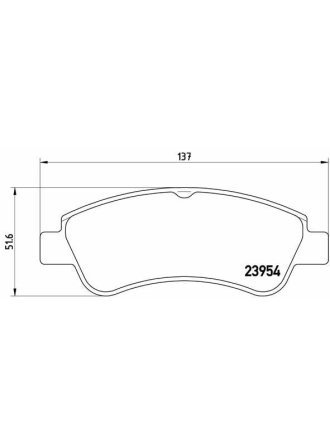 BREMBO P61066 | Fren Balatası Ön Peugeot 301 Partner 307 1 4 HDI 208 12 13 Boxer Citroen