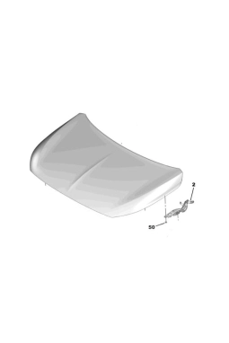 PSA 9823211580 | Opel Corsa F Sağ Kaput Menteşesi Orijinal