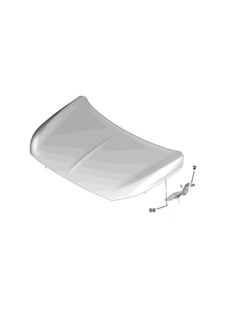 PSA 9823211580 | Opel Corsa F Sağ Kaput Menteşesi Orijinal