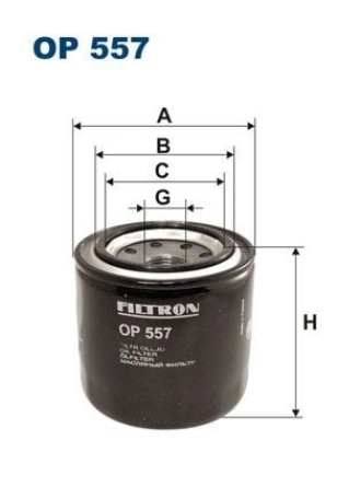 FILTRON OP557 | Yağ Filtresi Accord-Civic-323-626