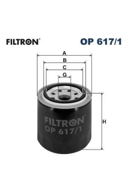 FILTRON OP617-1 | Yağ Filtresi Accent-Getz