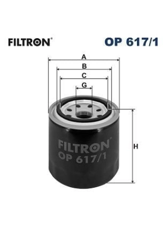 FILTRON OP617-1 | Yağ Filtresi Accent-Getz