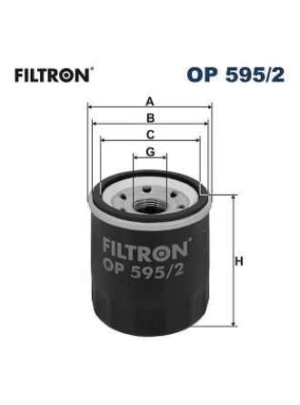 FILTRON OP595-2 | Yağ Filtresi 11- i10- i20 1.2