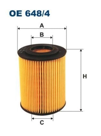 FILTRON OE648-4 | Yağ Filtresi 98-Astra.G.H-Crs.C-Cmb.C 1.7D *Y17dt*