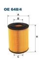FILTRON OE648-4 | Yağ Filtresi 98-Astra.G.H-Crs.C-Cmb.C 1.7D *Y17dt*