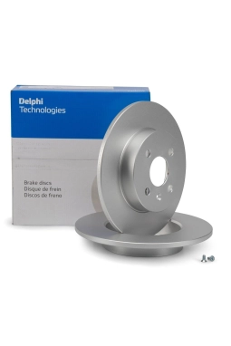 DELPHI BG3885C | Opel Combo C 4 Bijon Arka Fren Diski Takımı