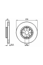 BOSCH 0986478535 | Fren Diski Ön Astra F Hatchback (T92) 91-981.8 İ (F08, M08, F68, M68) Astra F Station Wagon (T92) 91-981.8 İ (F35, M35) Tigra (S93) 94-001.4 16V (F07) 1.6 16V (F07) 1.4 16V (F07) 1.6 16V (F07) Vectra A (J89) 88-951.8 S (F19, M19) 1