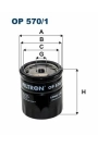 FILTRON OP570-1 | Yağ Filtresi 04-Astra.H-Vectra.C 1.6 16V *Z16xep*