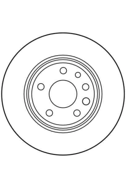 TRW DF2773 | Arka Fren Diski (5 Bijon) Vectra B 2,0I 16V 2,5I V6 95 -