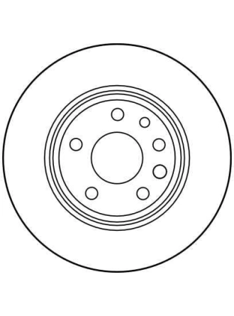 TRW DF2773 | Arka Fren Diski (5 Bijon) Vectra B 2,0I 16V 2,5I V6 95 -