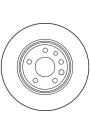 TRW DF2773 | Arka Fren Diski (5 Bijon) Vectra B 2,0I 16V 2,5I V6 95 -