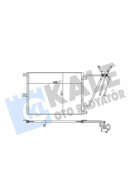 KALE 342565 | Klima Radyatörü (Kondenser) 97-03 Vectra.B 2.0-2.2Dti 16V