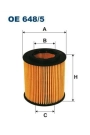 FILTRON OE648-5 | Yağ Filtresi 05-Ast.H-Vct.C-Zfr-Sı.Sx4 1.9D *Z19dth*