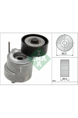 INA 534040410 | Alternatör V Kayışı Astra H 04-10 Vectra C 05-09 Bravo II 07-14 Egea Sedan 15-500L 12-18 500X 14 -