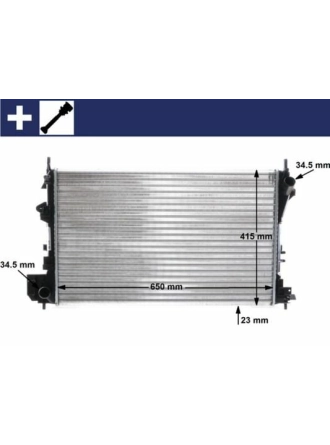 MAHLE CR40000S | Opel Vectra C 1.6 / 1.8 Benzinli Motor Su Radyatörü (BRAZING) Ürün 2002-2006