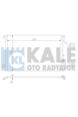 KALE 389000 | Opel Vectra C Klima Radyatörü