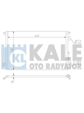 KALE 389000 | Opel Vectra C Klima Radyatörü