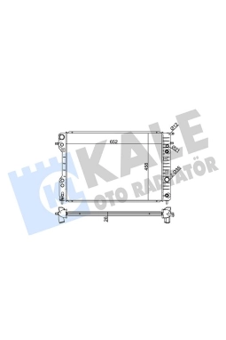 KALE RADYATÖR 363800 | Opel Omega B 2.5 (X25XE) Otomatik Vites Benzinli Motor Su Radyatörü