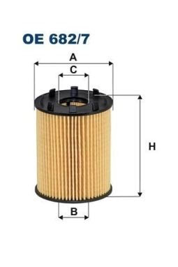 FILTRON OE682-7 | Yağ Filtresi 10-Doblo-Egea-Fiorino-Panda-500-Bipper-Nemo 1.3Mjt Euro6