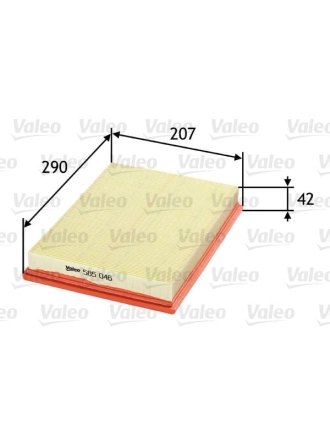 VALEO 585046 | Hava Filtresi Opel Corsa C 1.2 16V-1.0 12V