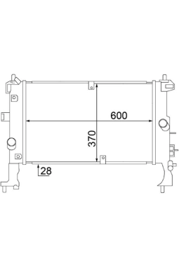 MAHLE CR1500000S | Radyatör 03-Meriva 1.3D *Z13dt*