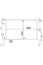 MAHLE CR1500000S | Radyatör 03-Meriva 1.3D *Z13dt*